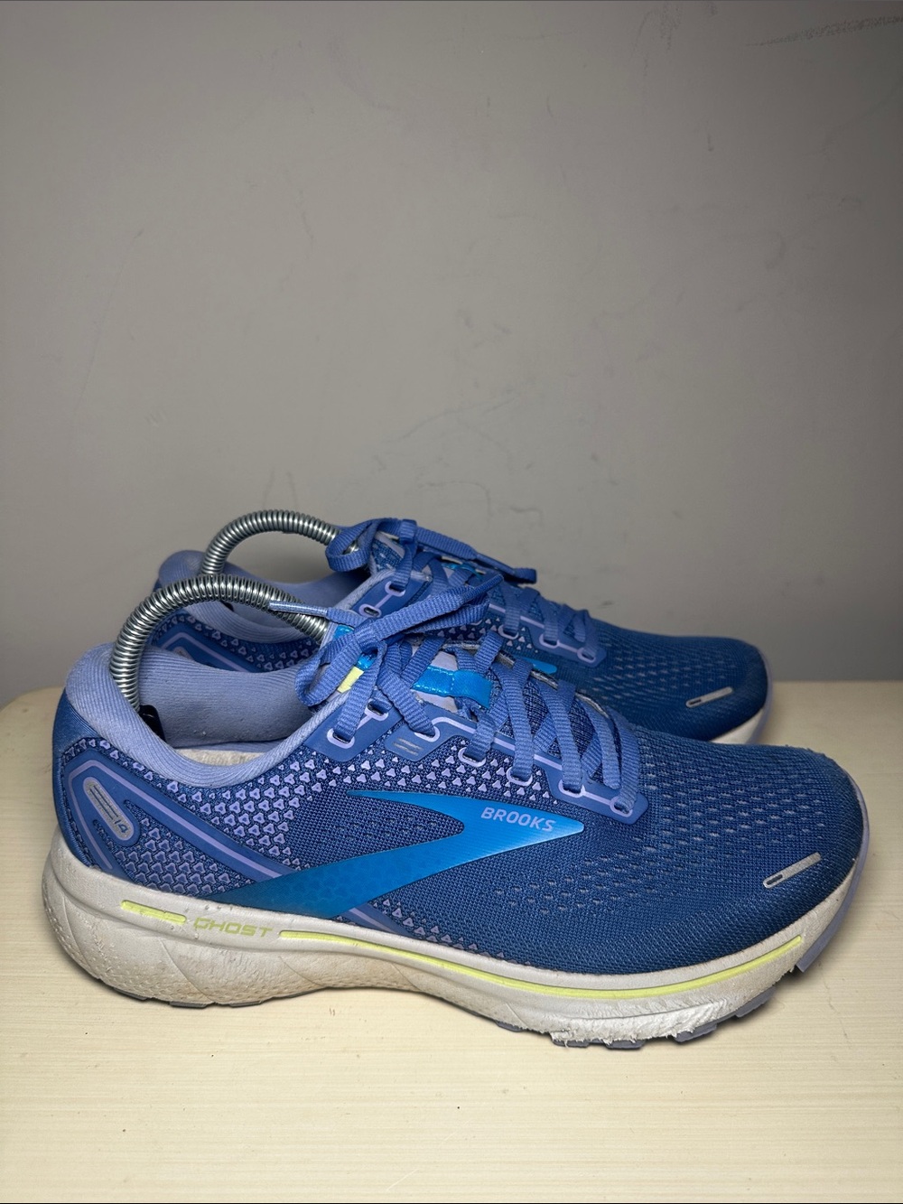 Brooks Women’s Ghost 14 Running Shoes Royal Blue with Light Blue Accents